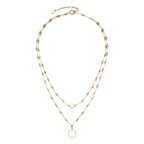 Olivia Burton Ladies Honeycomb Classic Gold Tone Necklace 24100306