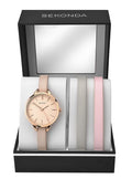 Sekonda Ladies Editions Watch with Interchangeable Grey or Pink Strap 2629G