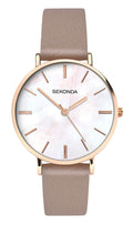 Sekonda Ladies Watch with Mink Strap and Mother of Pearl Dial 2634