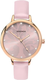 Sekonda Ladies Tree of Life Watch with Pink Strap 2650