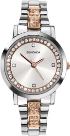 Sekonda Ladies Watch with Silver Dial and Silver Bracelet 2707