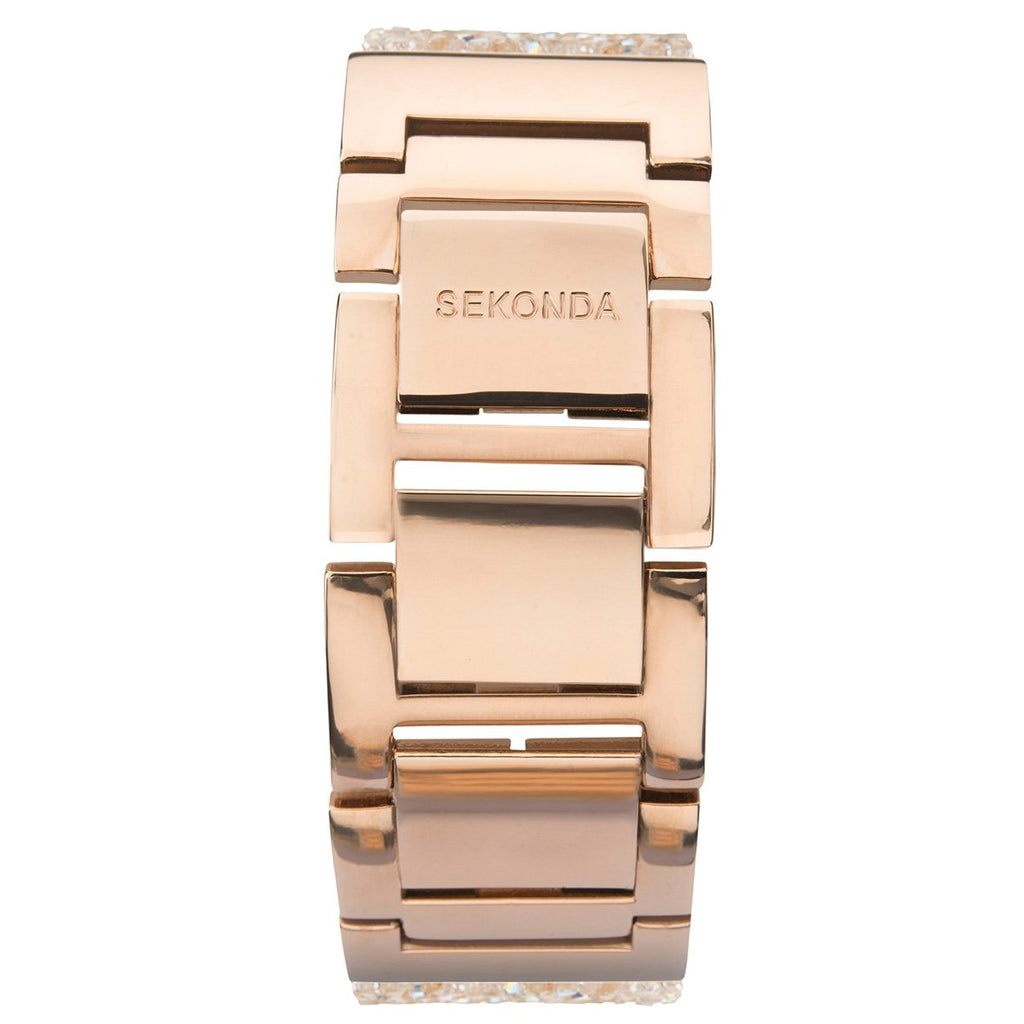 Sekonda Rocks Ladies Rose Gold & Nude Bracelet Watch 2722