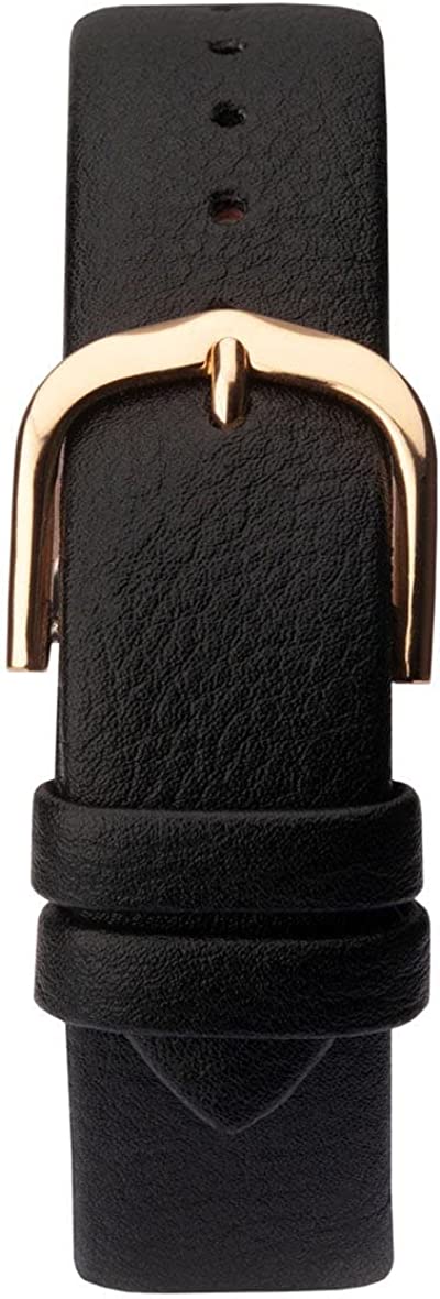 Seksy by Sekonda Ladies Watch with Black Dial and Black Leather Strap 2728