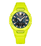 Casio G-Shock Mens Analogue Digital Watch with Black Dial and Yellow Strap GBA-950-9A3ER