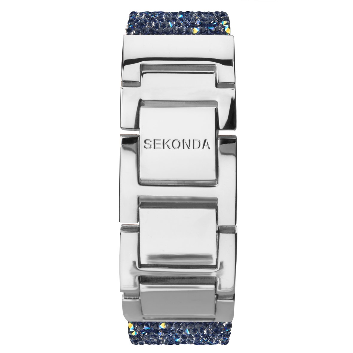 Sekonda Rocks Ladies Watch with Blue Stone Set Leather Strap 2758