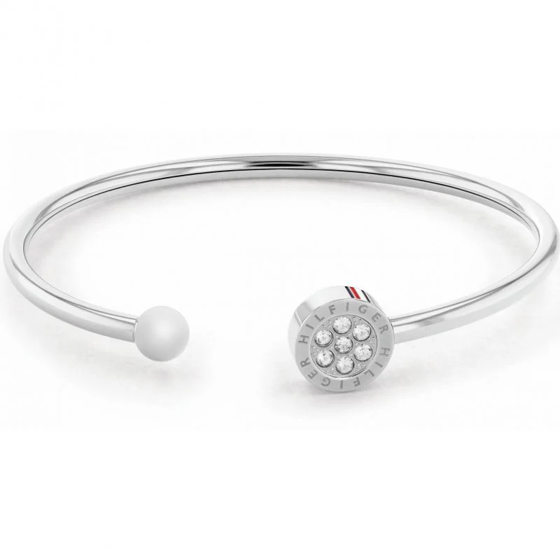 Bangle i Foneddigesau Tommy Hilfiger Set Grisial 2780570