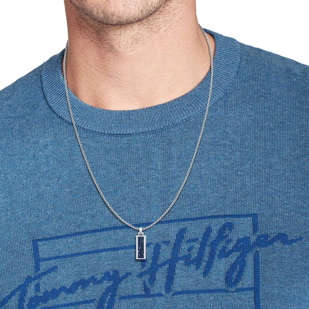Tommy Hilfiger Men's Semi Precious On Metal Necklace 2790542