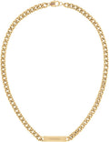 Athro Tommy Hilfiger Emwaith Clash Cadwyn Gwddf Platiog Aur i Ddynion 2790578
