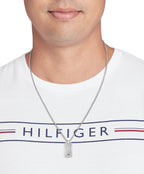 Tommy Hilfiger Jameson Mwgwd Ci Tlysau Cadwyn Gwddf Dynion 2790627