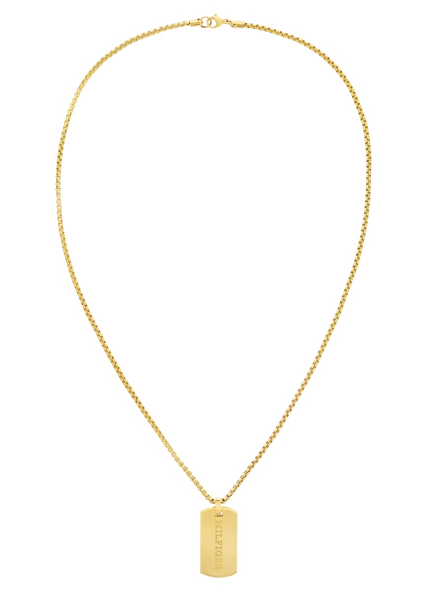 Tommy Hilfiger Jameson Jewellery Mwclis Platiog Aur i Ddynion 2790628