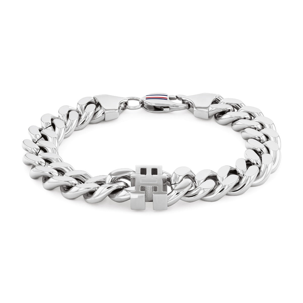 Tommy Hilfiger Breichled Cadwyn Logo Dur Di-staen 2790664