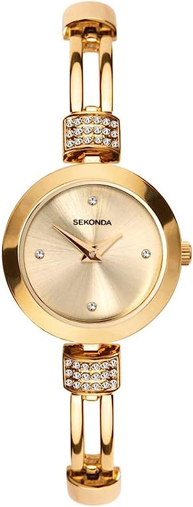 Sekonda Ladies Watch with Gold Dial and Gold Bracelet 2799
