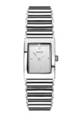 Seksy by Sekonda Edge Silver Stone Set Bracelet Watch 2864