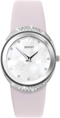 Sekonda Seksy Classic Ladies Watch with Mother of Pearl Dial and Pink Leather Strap 2915