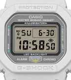 Casio G-Shock Mens Digital Watch with White Dial and Yellow FIDLOCK Strap DW-5600MNC-7A8ER
