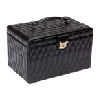 Wolf Caroline Extra Large Jewellery Case Black 329571