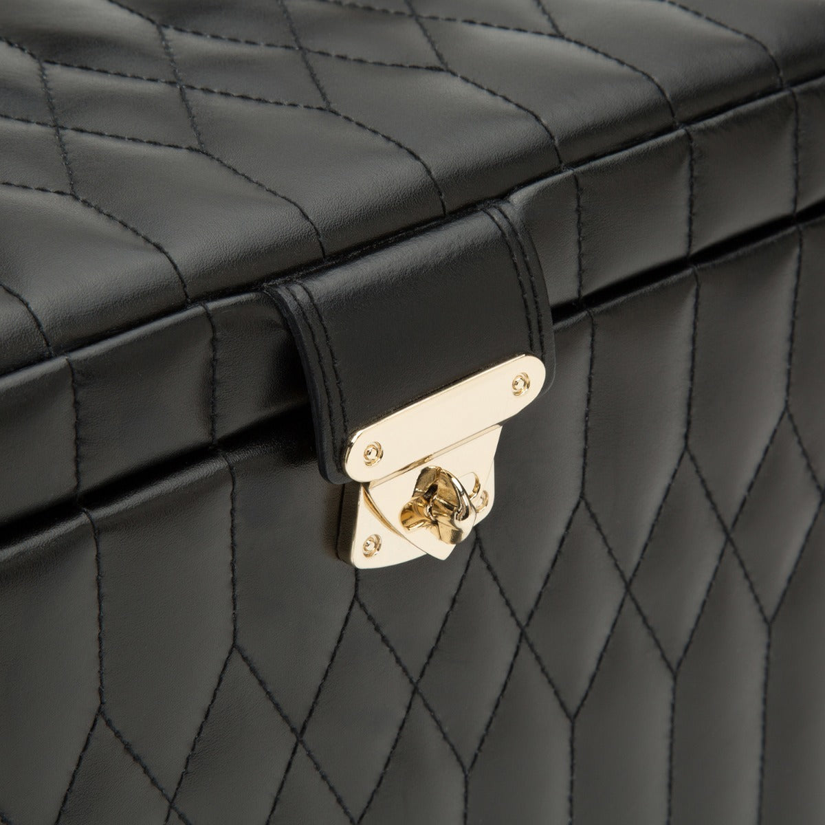 Wolf Caroline Extra Large Jewellery Case Black 329571