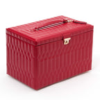 Wolf Caroline Extra Large Jewellery Case Red 329572