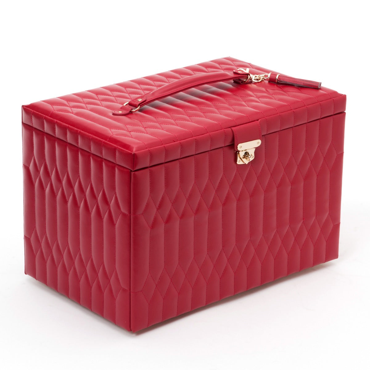 Wolf Caroline Extra Large Jewellery Case Red 329572