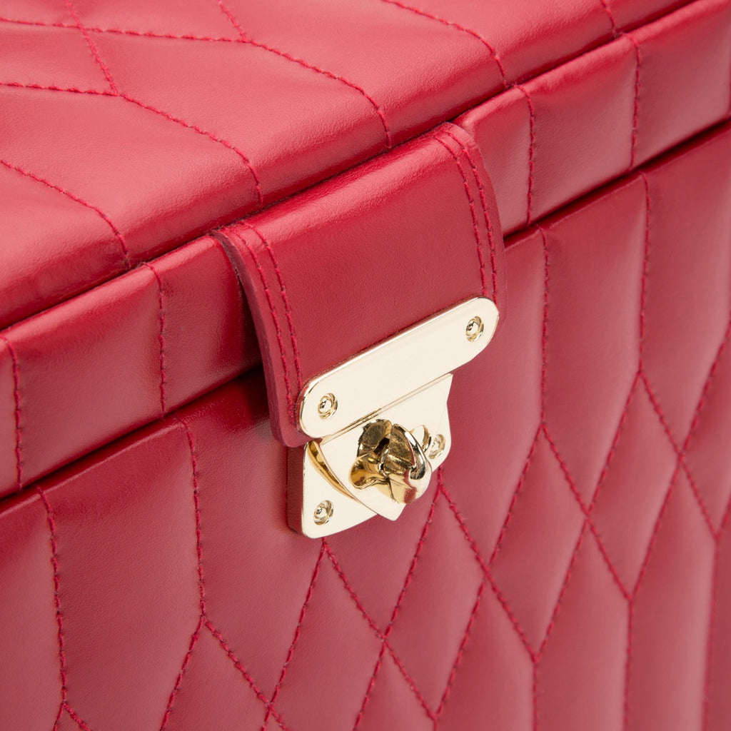 Wolf Caroline Extra Large Jewellery Case Red 329572