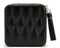 Wolf Caroline Zip Travel Jewellery Case Black 329971