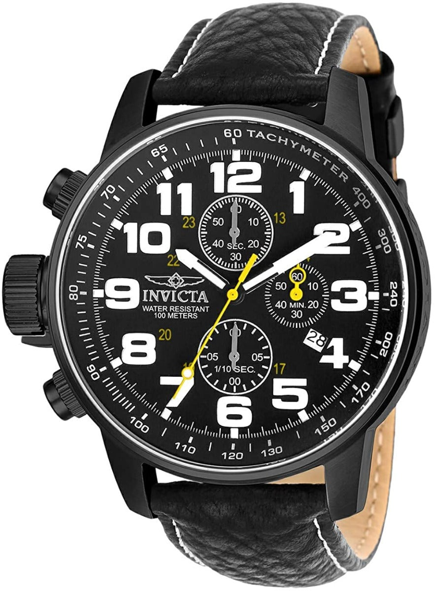 Invicta I-Force Mens Quartz Watch with Black Dial 3332