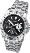 Sekonda Men's Multi Dial Stainless Steel Bracelet Watch 3355
