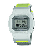 Casio G-Shock Mens Digital Watch with White Dial and Yellow FIDLOCK Strap DW-5600MNC-7A8ER