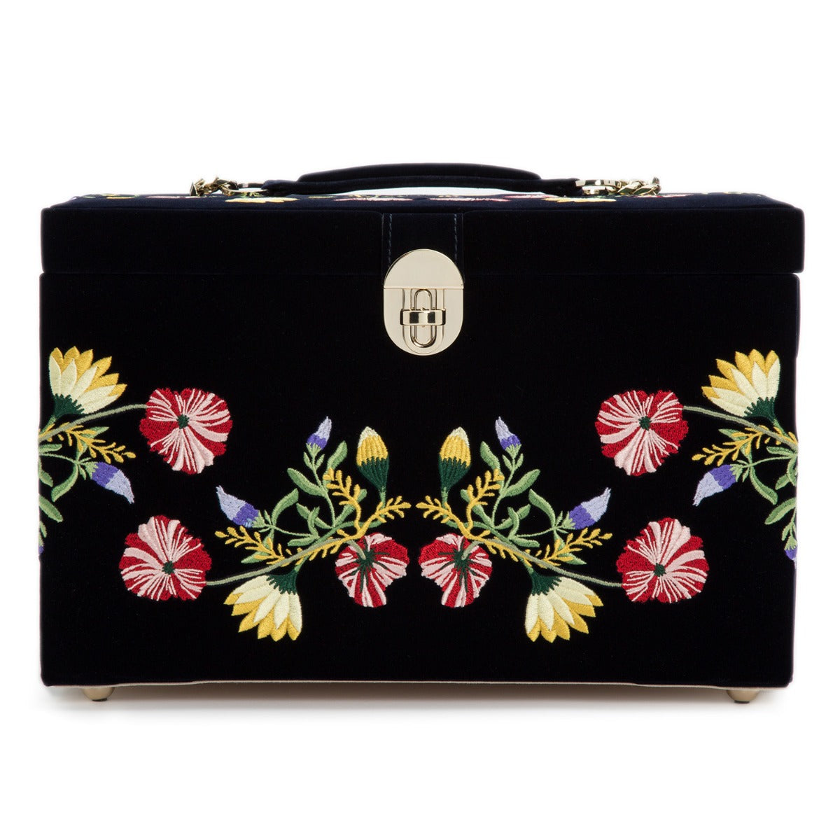 Wolf Zoe Large Jewellery Box Indigo 393016