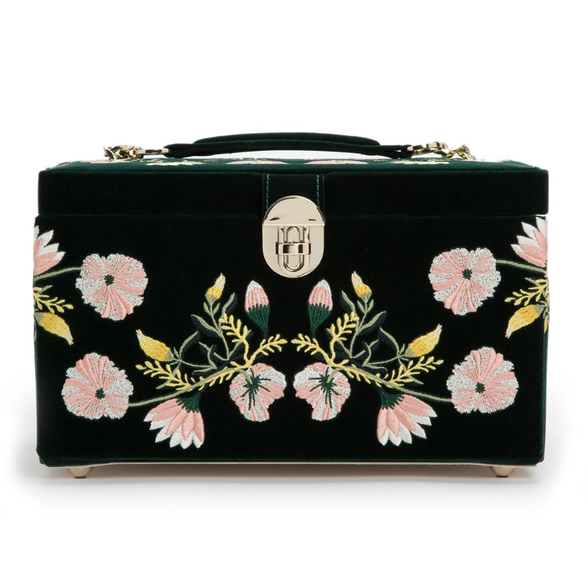 Wolf ZOE Medium Jewellery Box Forest Green 393112