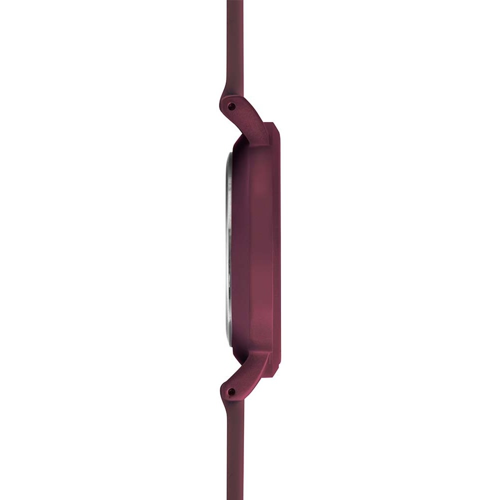 Sekonda Palette Ladies Watch Burgandy Dial & Burgandy Silicone Strap 40554