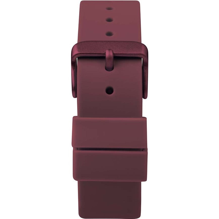 Sekonda Palette Ladies Watch Burgandy Dial & Burgandy Silicone Strap 40554