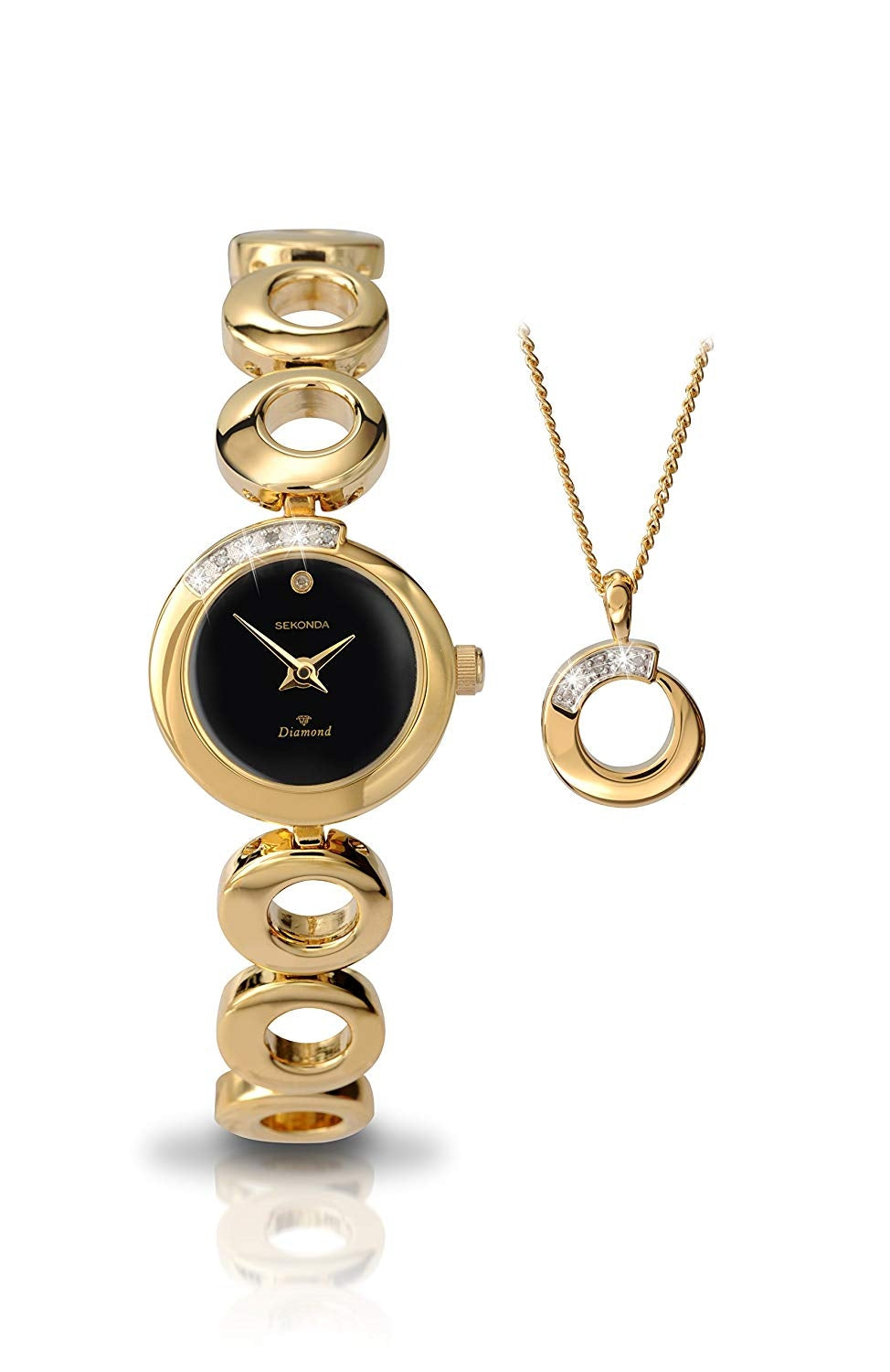 Sekonda Ladies Diamond Watch Gift Set 4011G