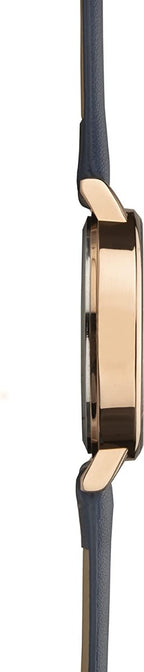 Gwylio Menywod Sekonda Editions gyda Deial Patrwm Lês Blodeuog a Strap PU Glas 40307