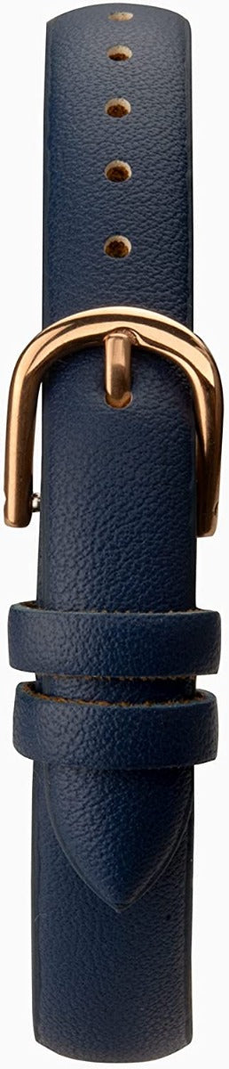 Gwylio Menywod Sekonda Editions gyda Deial Patrwm Lês Blodeuog a Strap PU Glas 40307
