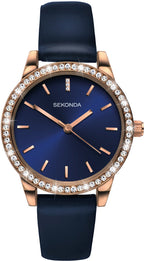 Sekonda Ladies Watch with Blue Dial and Blue Strap 40328