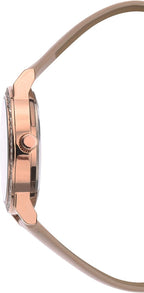 Sekonda Editions Ladies Watch with Rose Gold Case and Nude Strap 40333