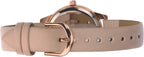 Sekonda Editions Ladies Watch with Rose Gold Case and Nude Strap 40333