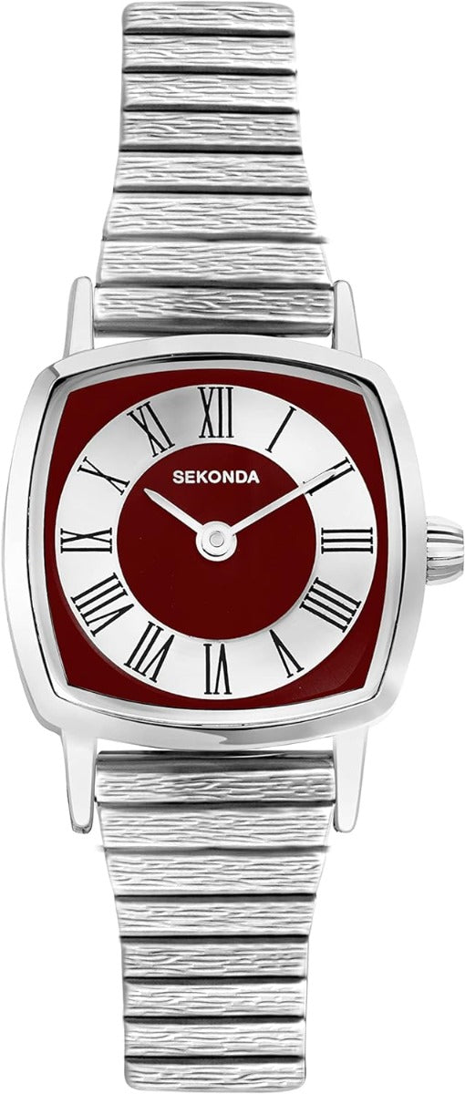 Sekonda Heritage Ladies Watch with Red Dial 40378