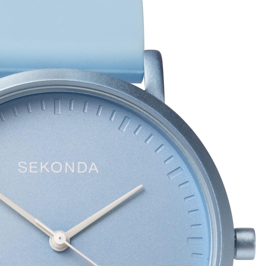 Sekonda Palette Ladies Watch with Blue Dial & Silicone Strap 40393
