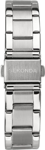 Sekonda Ladies Watch with Lilac Dial & Silver Bracelet 40400