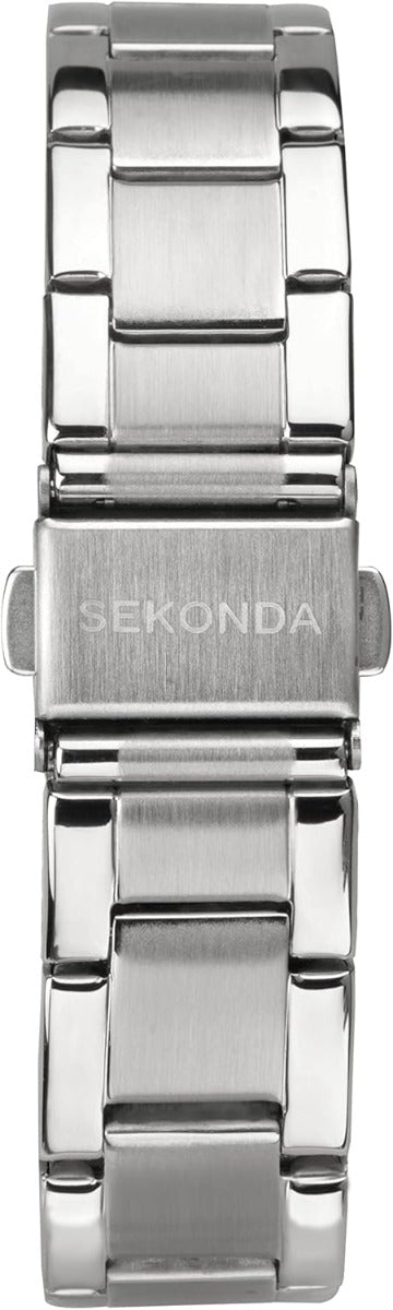 Sekonda Ladies Watch with Lilac Dial & Silver Bracelet 40400