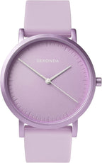 Sekonda Palette Ladies Watch with Purple Dial & Silicone Strap 40403