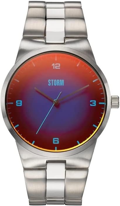 Storm Nemex Lazer Blue Gents Watch with Blue Dial & Silver Bracelet 47519/LB