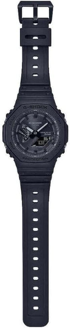Casio G-Shock Gwylio Analog-Ddigidol i Ddynion gyda Deial Du a Strap Du GA-B2100-1A1ER