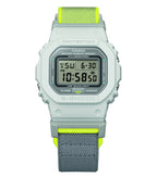 Casio G-Shock Mens Digital Watch with White Dial and Yellow FIDLOCK Strap DW-5600MNC-7A8ER