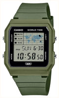 Casio Unisex Digital Watch with LED Dial and Green Strap LF-30W-3AEF