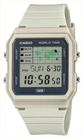Casio Unisex Digital Watch with LED Dial and White Strap LF-30W-8AEF