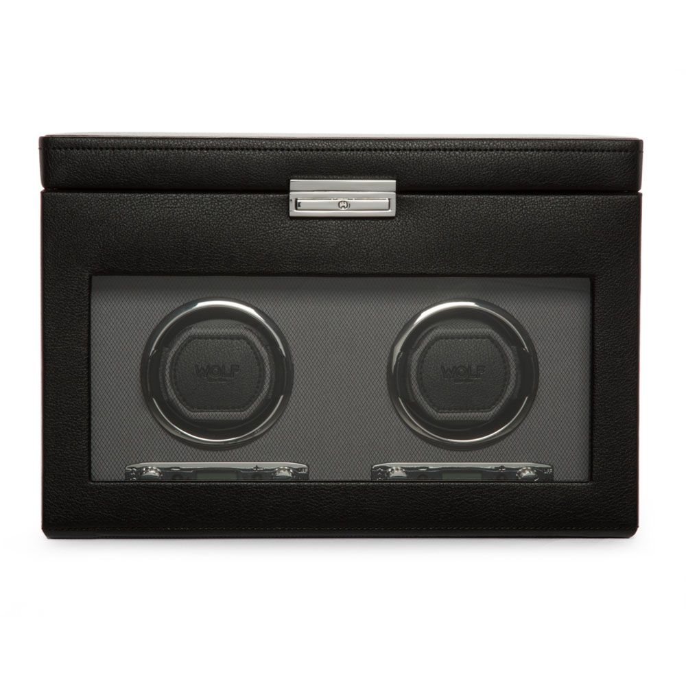 Wolf Viceroy Double Watch Winder with Storage 456202