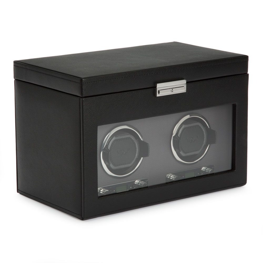 Wolf Viceroy Double Watch Winder with Storage 456202
